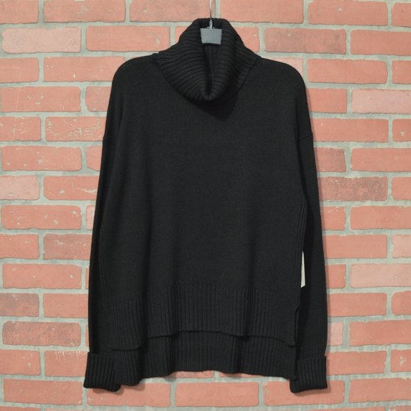 Anthropologie Black Turtleneck Sweater Size Small - Picture 7 of 11